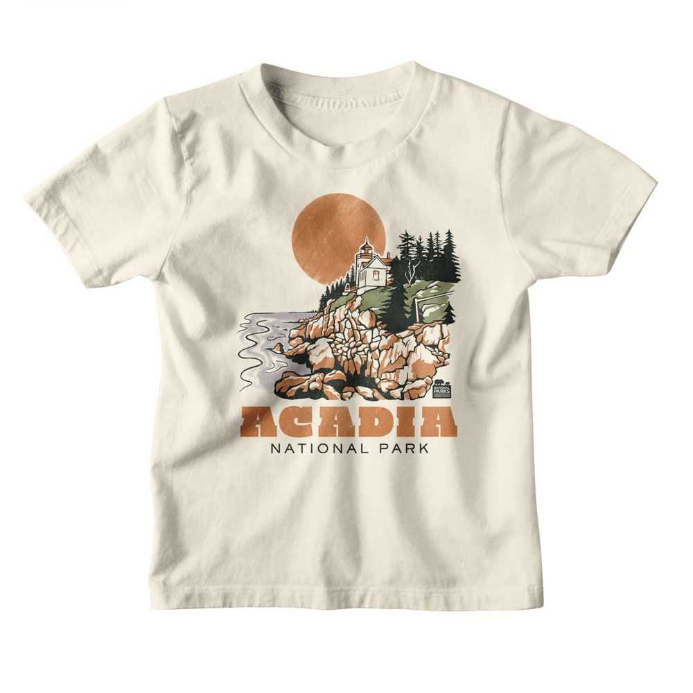 National Parks - ACADIA DRAWN LIGHTHOUSE Youth Shirt