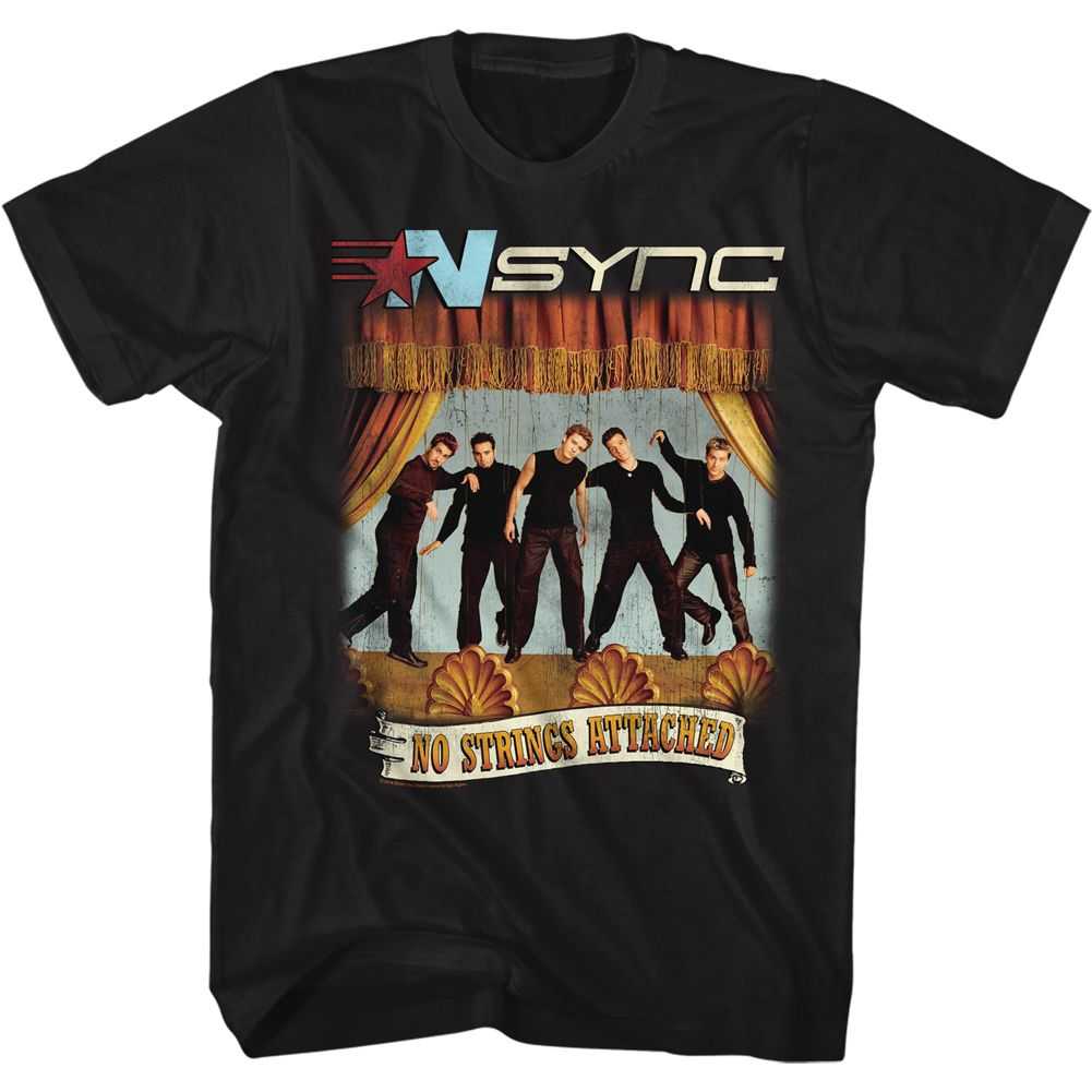 NSYNC - NO STRINGS NO WORDS Adult Shirt