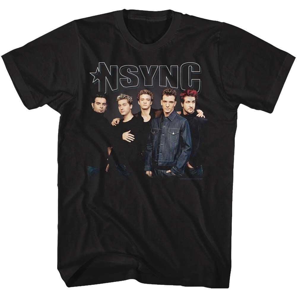 NSYNC - STARK GROUP SHOT Adult Shirt