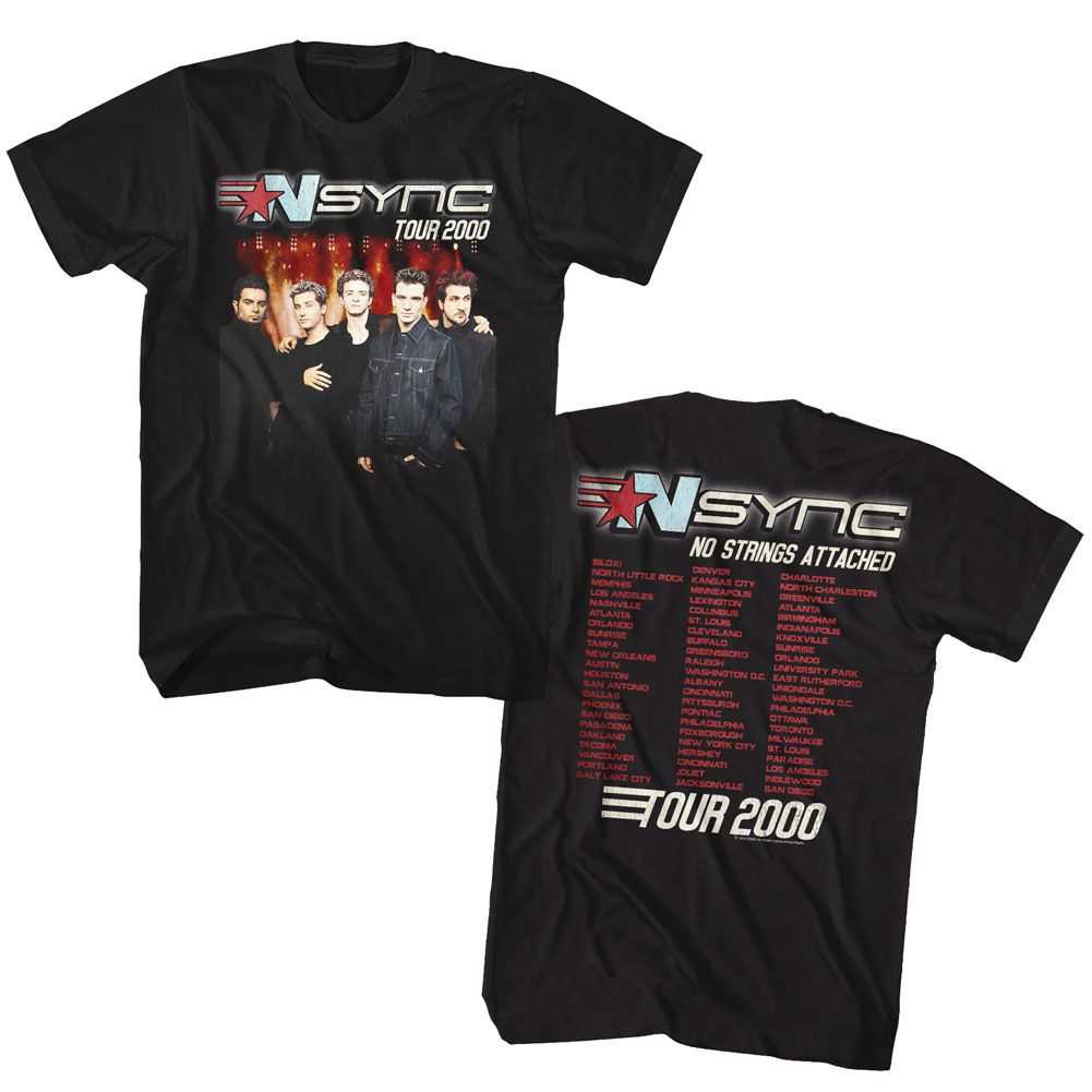 NSYNC - TOUR2000 Adult Shirt