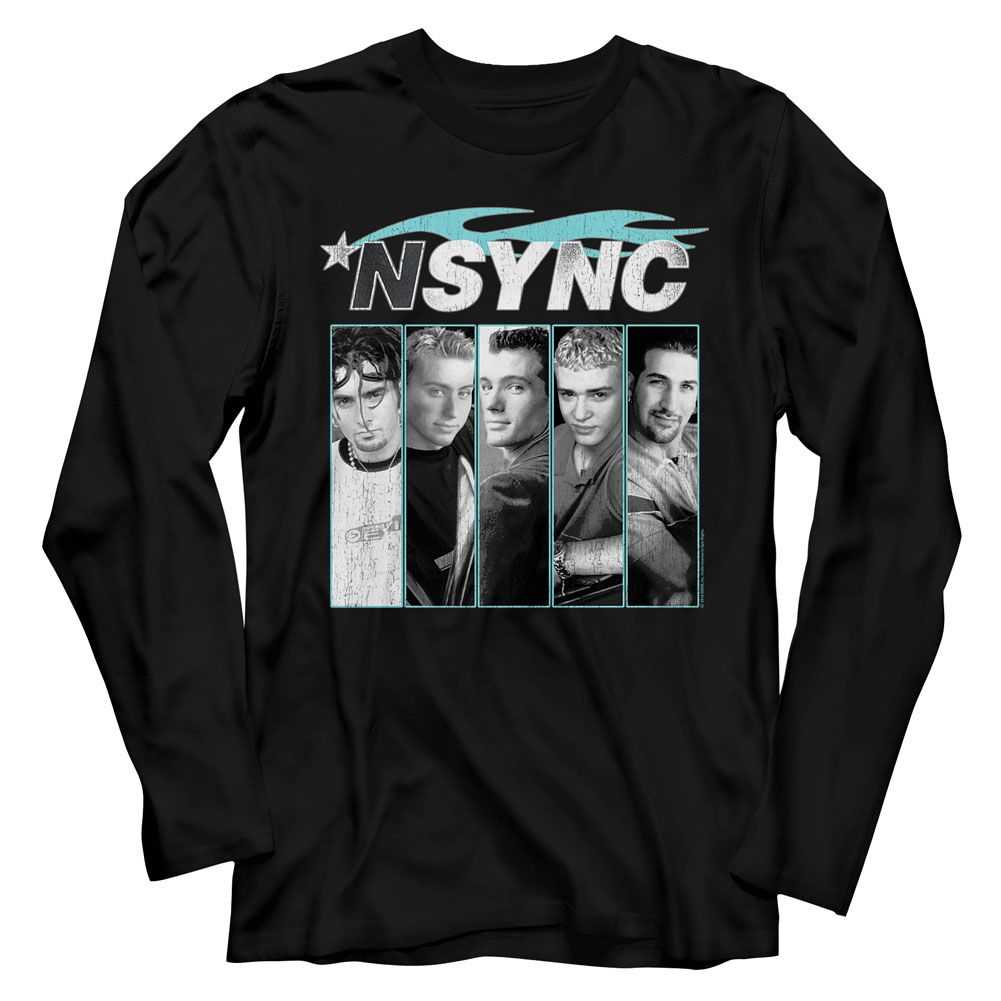 NSYNC - BLUE FLAME Adult Shirt