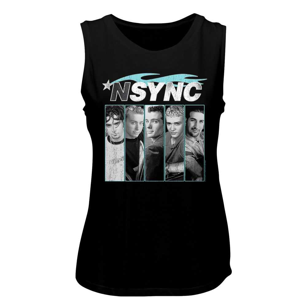 NSYNC - BLUE FLAME Adult Shirt