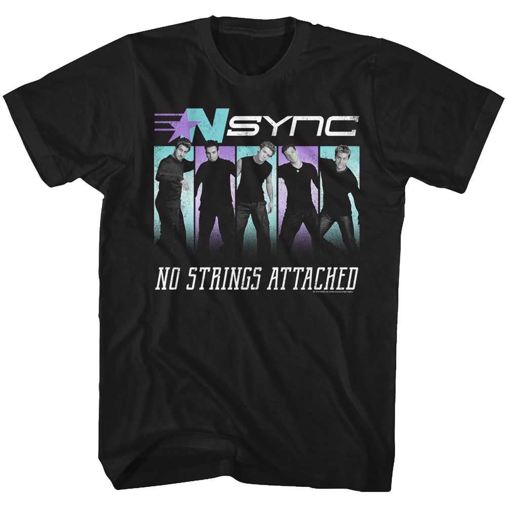 NSYNC - BLUE PURPLE Adult Shirt