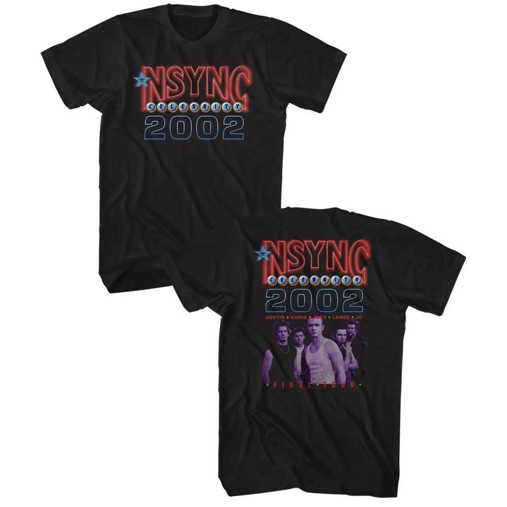 NSYNC - CELEBRITY 2002 Adult Shirt