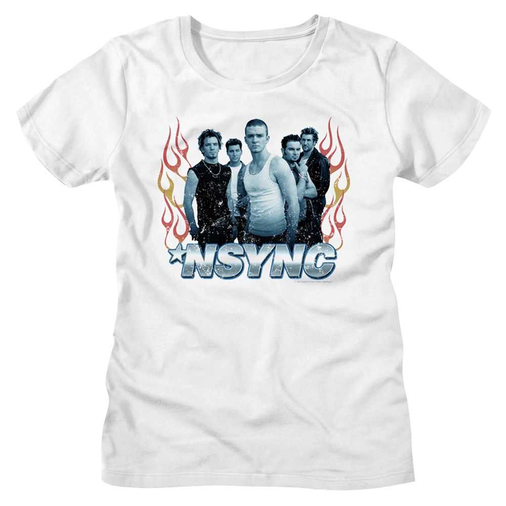 NSYNC - FLAMES Adult Shirt