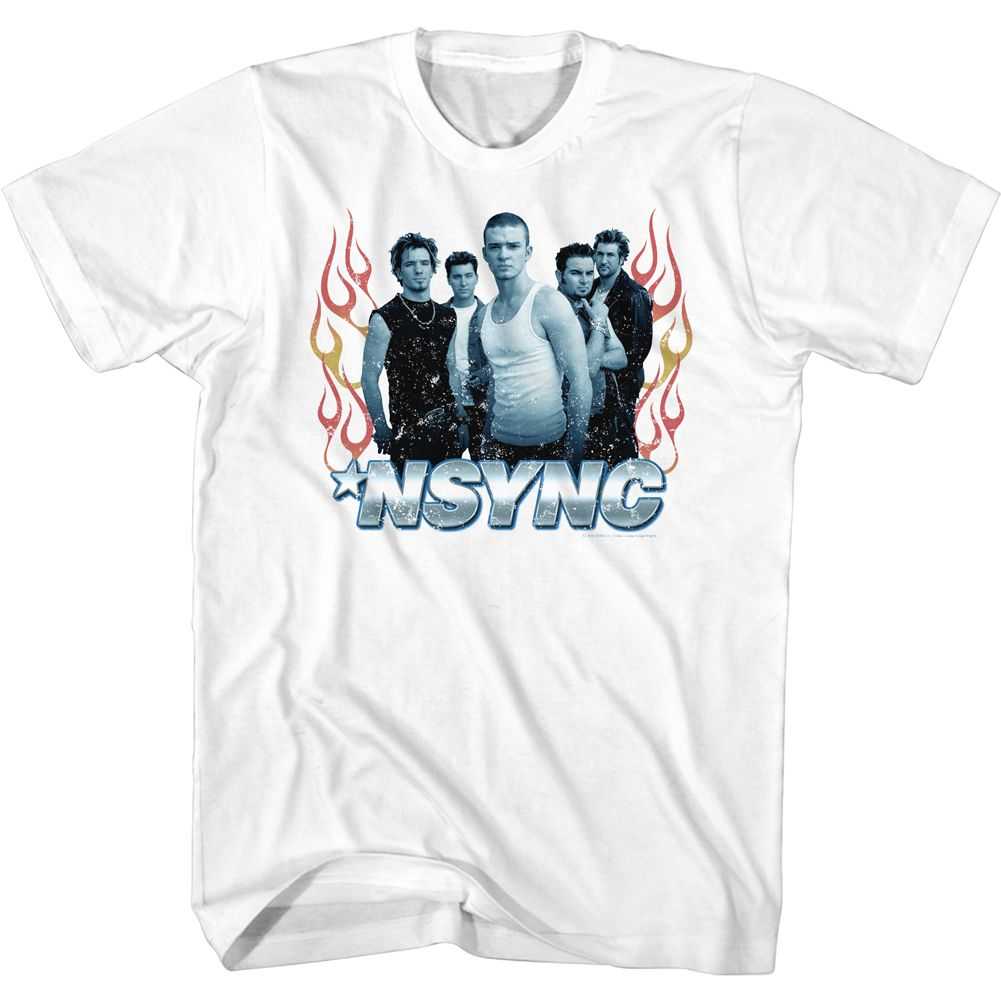 NSYNC - FLAMES Adult Shirt