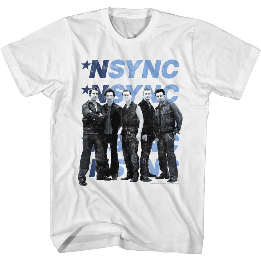 NSYNC - MULTI LOGO Adult Shirt