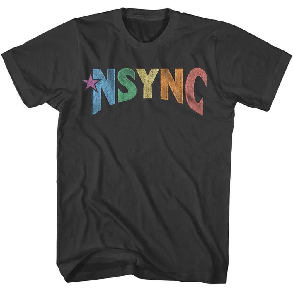 NSYNC - NSYNC MULTI COLOR LOGO2 Adult Shirt