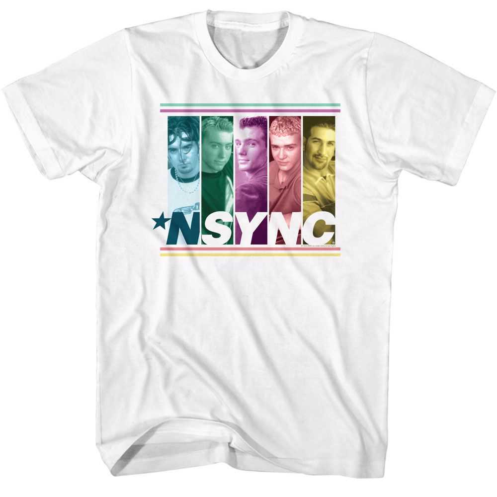 NSYNC - NSYNC MULTICOLORED BOXES Adult Shirt