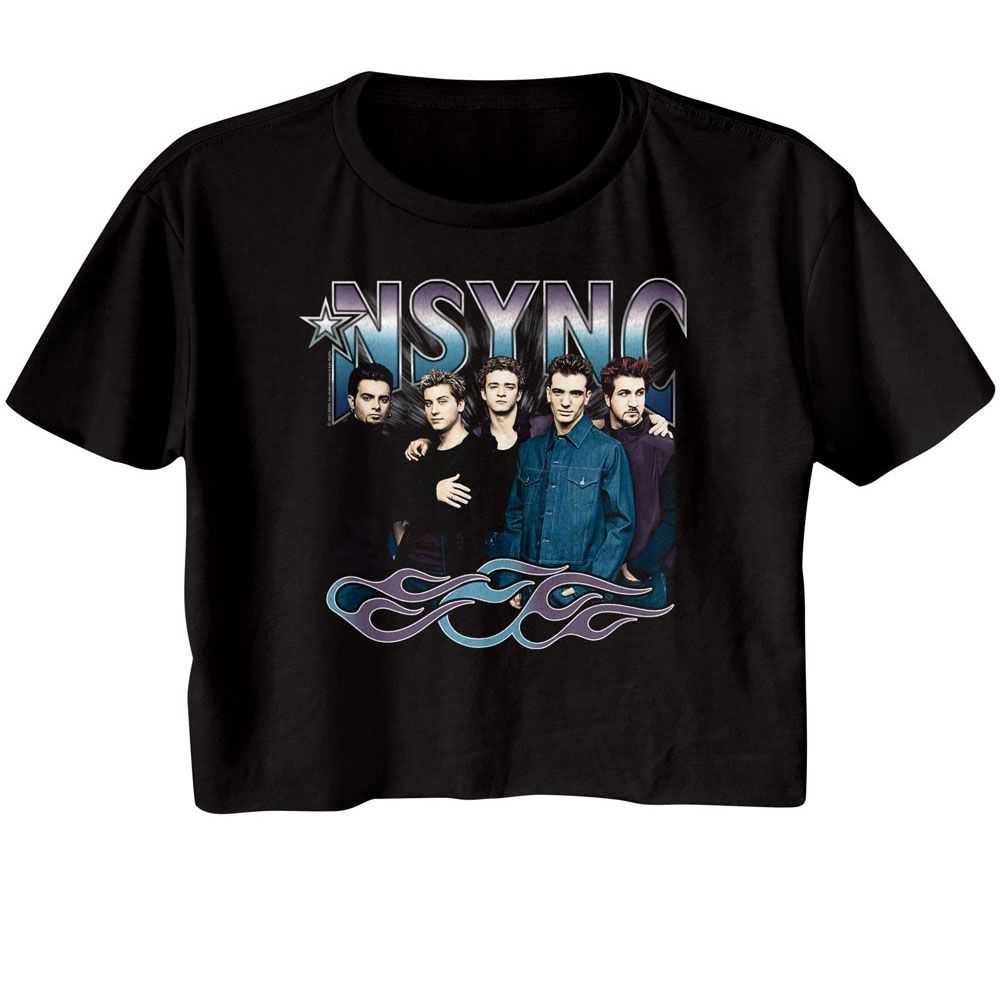NSYNC - NSYNC COOL TONES FLAMES Adult Shirt