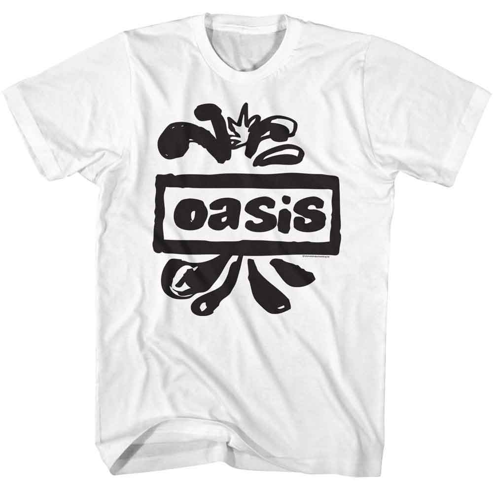 Oasis - OASIS SPLATTER LOGO Adult Shirt