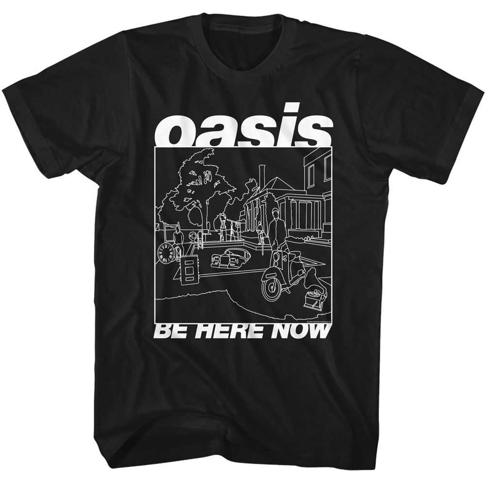 Oasis - OASIS BE HERE NOW LINE ART Adult Shirt