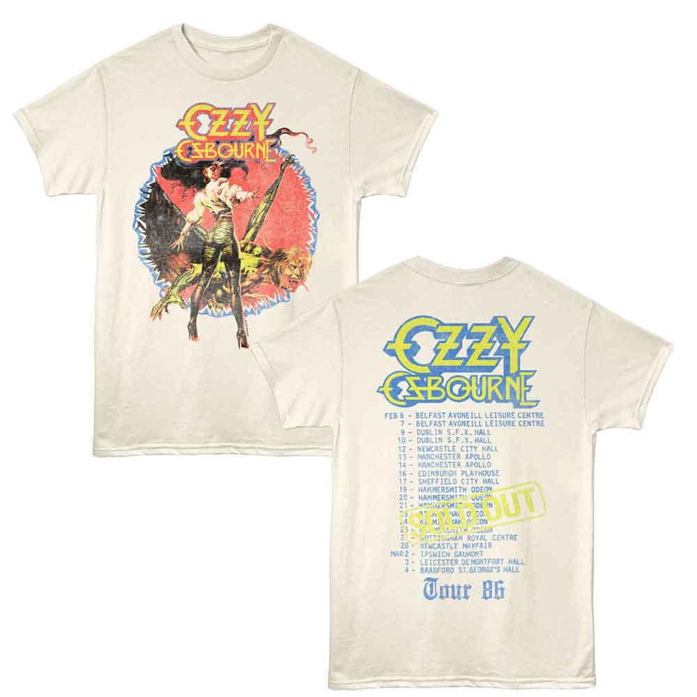 Ozzy Osbourne - OZZY TOUR 86 Adult Shirt