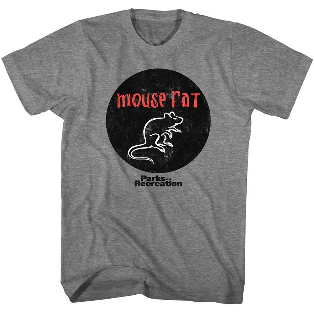 Parks and Recreation - PARKS AND RECREATION MOUSE RAT CIRCLE LOGO Adult Shirt
