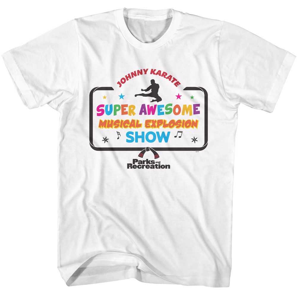 Parks and Recreation - PARKS AND RECREATION JOHNNY KARATE SHOW LOGO Adult Shirt