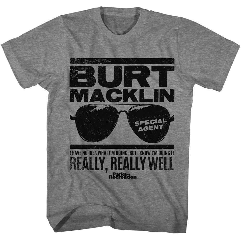 Parks and Recreation - PARKS AND RECREATION BURT MACKLIN Adult Shirt