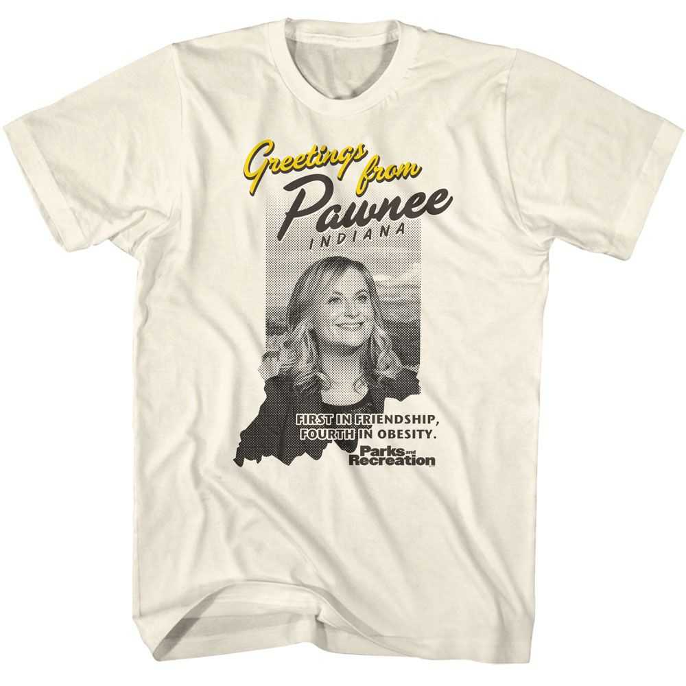 Parks and Recreation - PARKS AND RECREATION GREETINGS FROM Adult Shirt