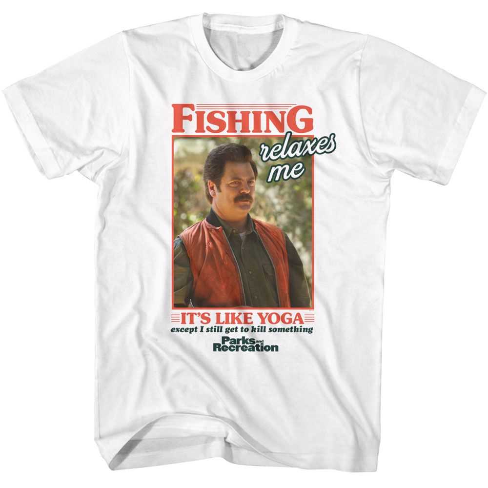 Parks and Recreation - PARKS AND RECREATION ITS LIKE YOGA Adult Shirt