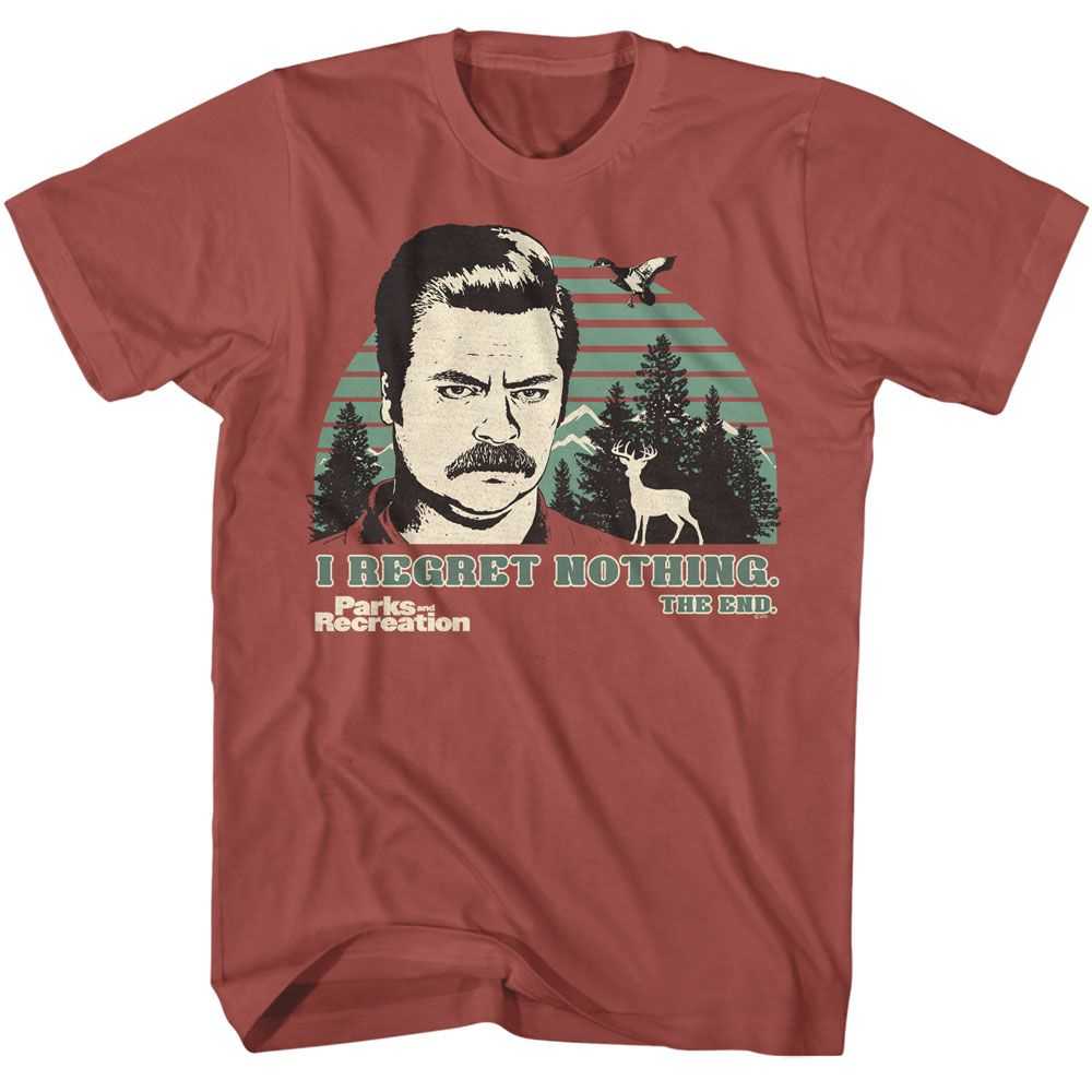 Parks and Recreation - PARKS AND RECREATION I REGRET NOTHING Adult Shirt