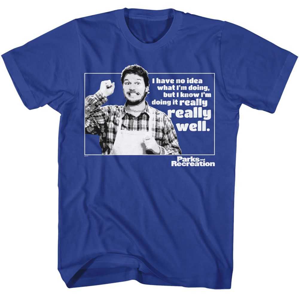 Parks and Recreation - PARKS AND RECREATION NO IDEA WHAT IM DOING Adult Shirt