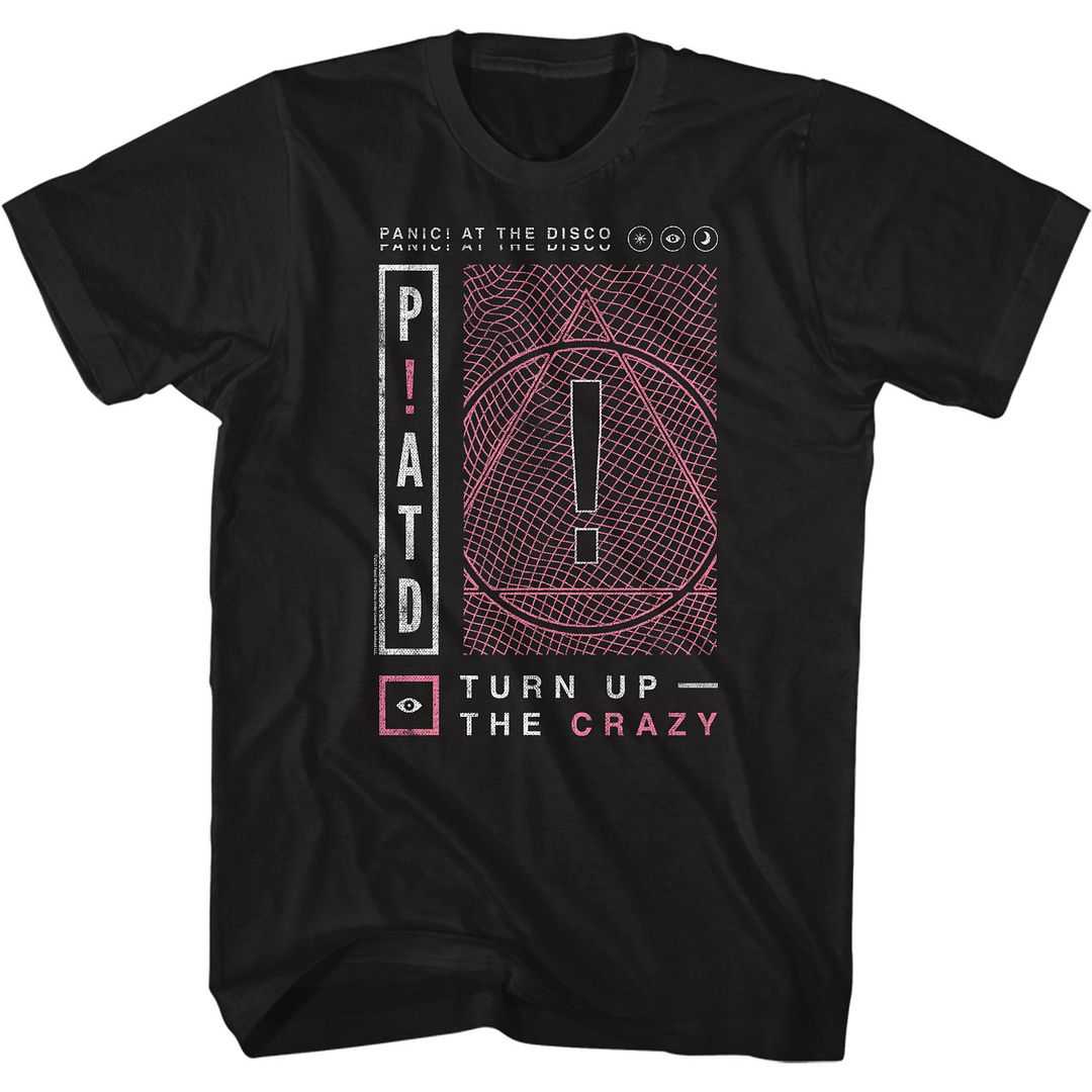 Panic at the Disco - PANIC AT THE DISCO TURN UP THE CRAZY Adult Shirt