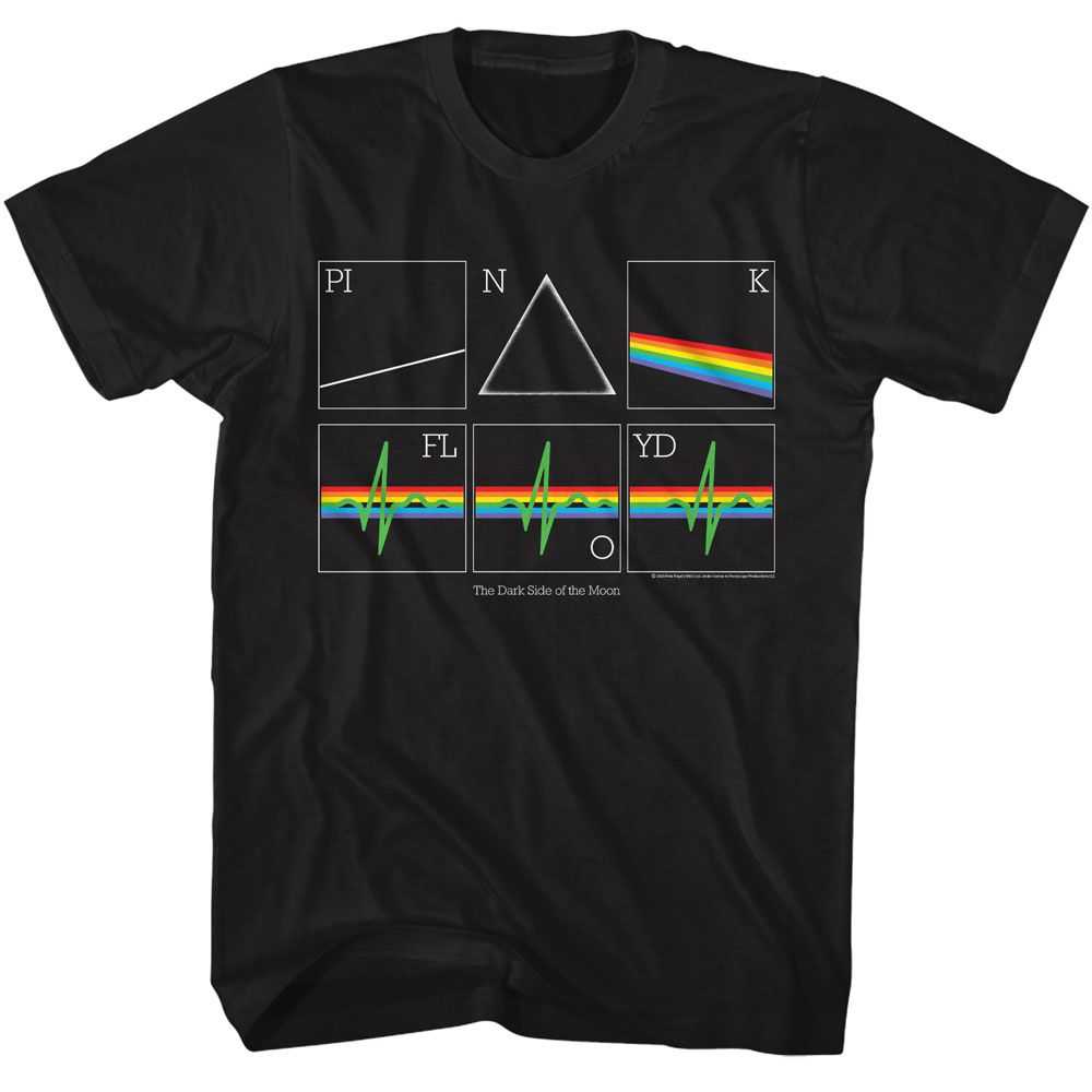 Pink Floyd - PINK FLOYD DSOTM HEARTBEAT PRISM Adult Shirt