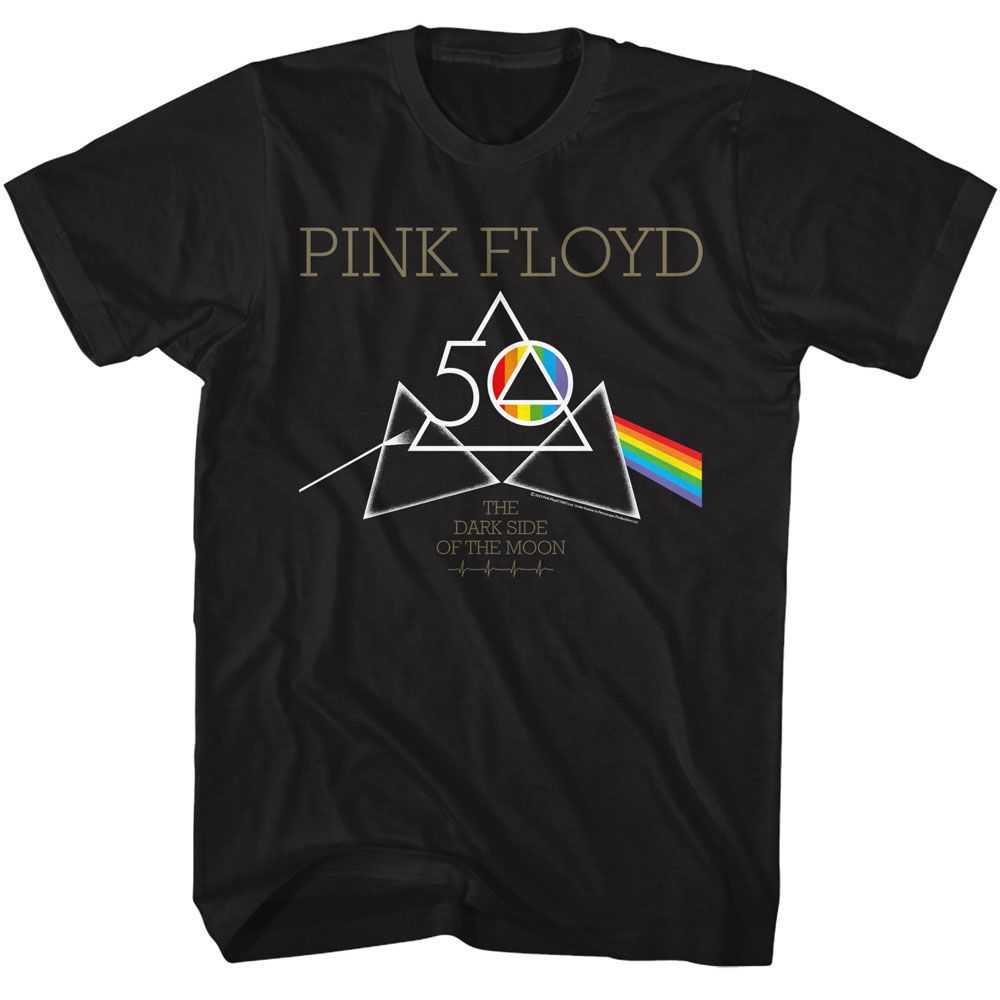 Pink Floyd - PINK FLOYD 50TH TRIANGLES Adult Shirt