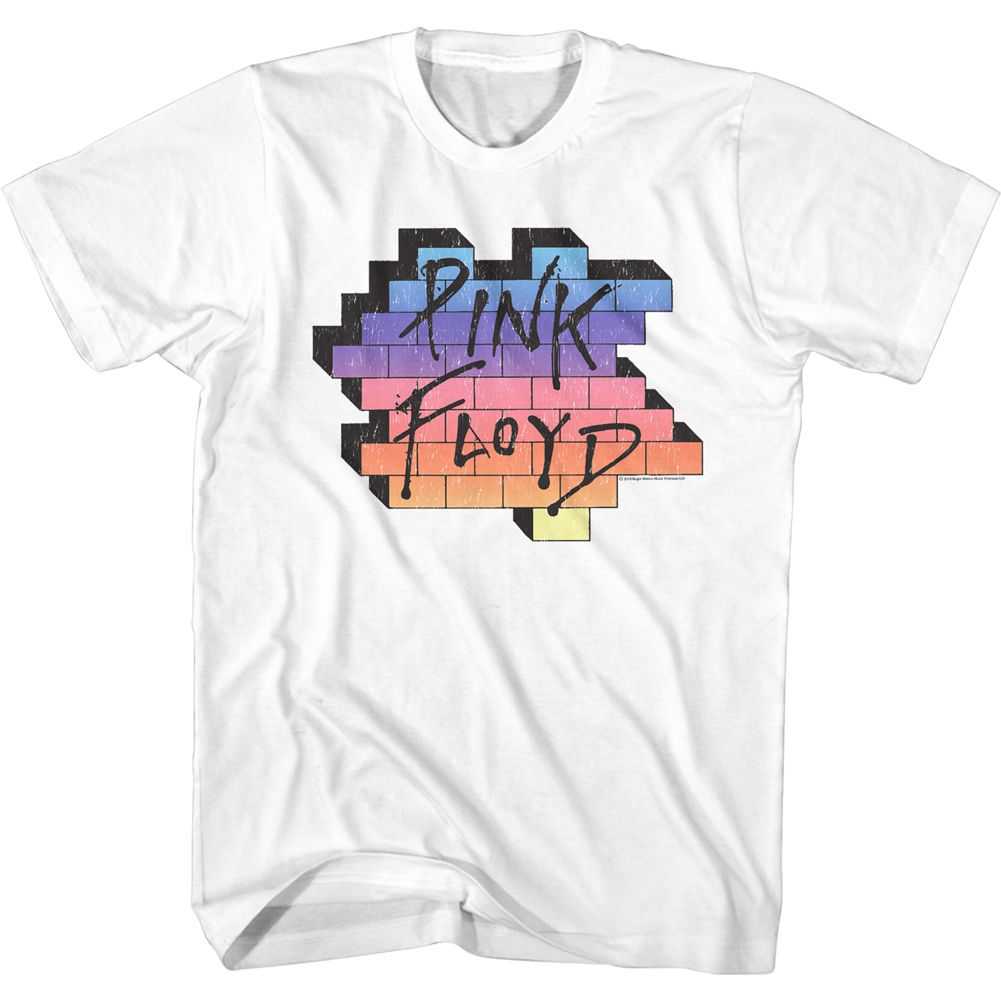 Pink Floyd - RAINBOW WALL Adult Shirt