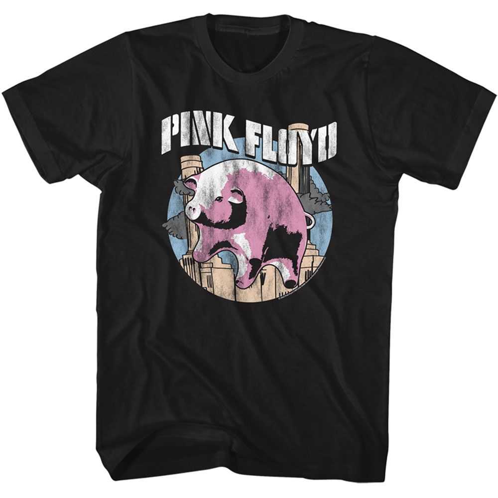 Pink Floyd - PINK FLOYD FLYING PIG Adult Shirt
