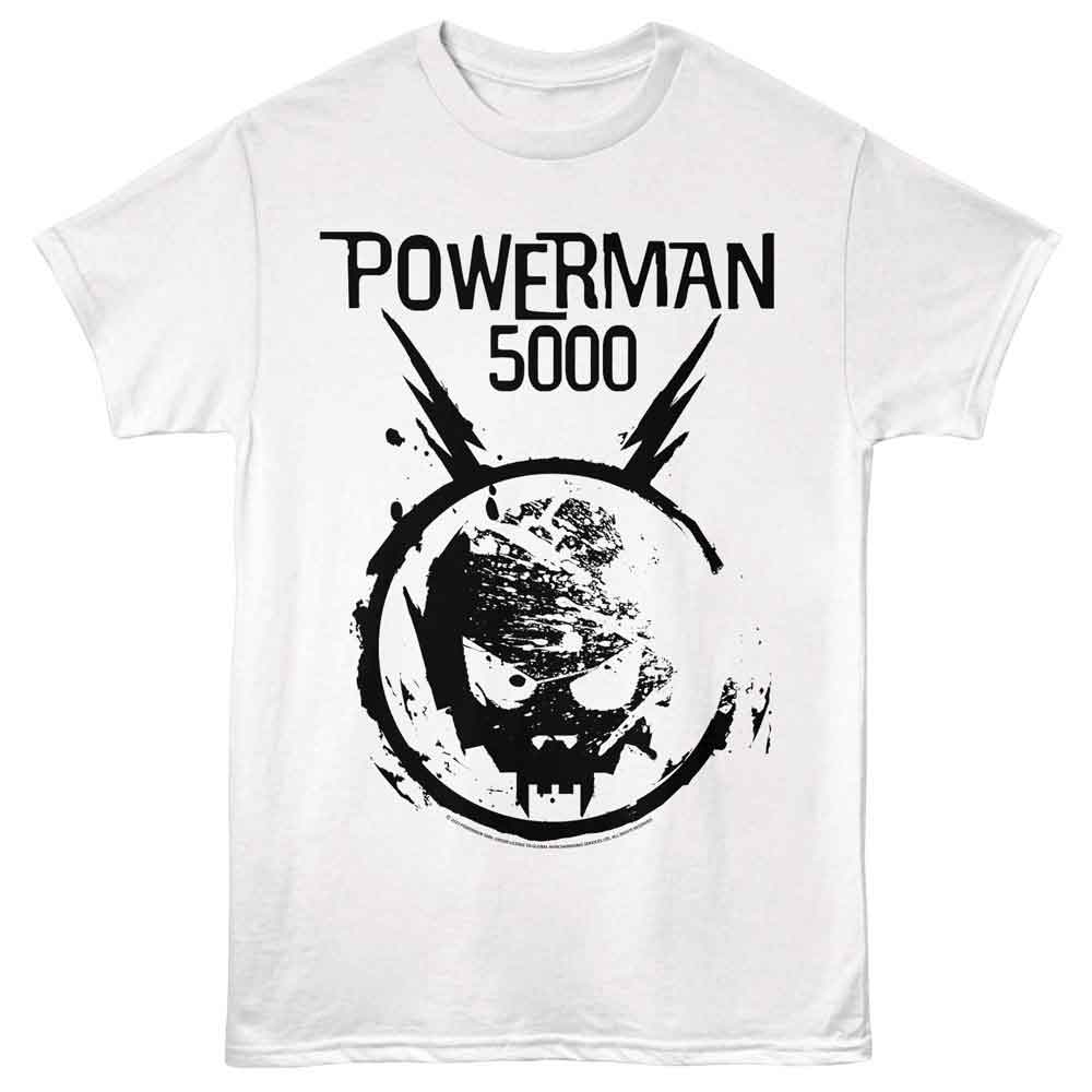 Powerman 5000 - POWERMAN 5000 SPACE SKULL LOGO Adult Shirt