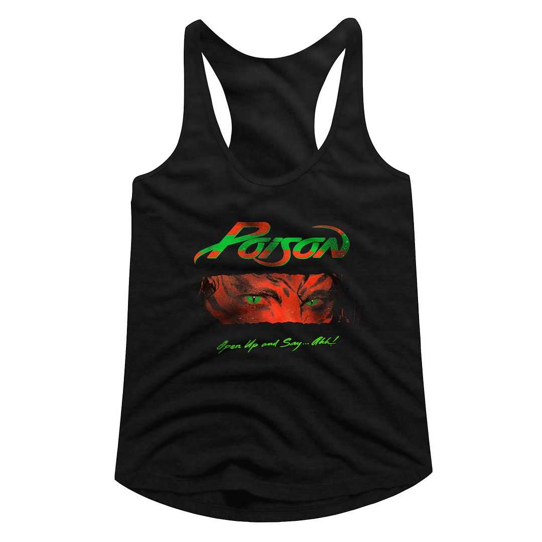 Poison - OPEN UP AND SAY AHH Adult Shirt