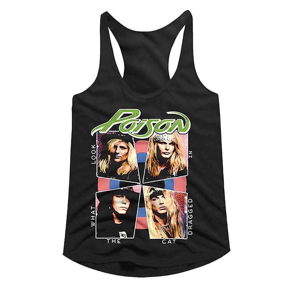 Poison - CAT DRAGGED IN Adult Shirt