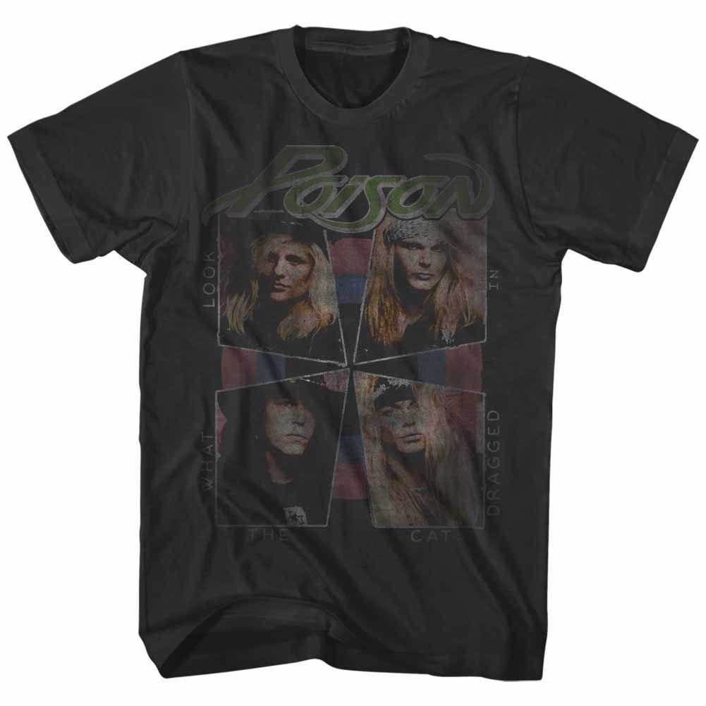 Poison - FADED CAT DRAG Adult Shirt