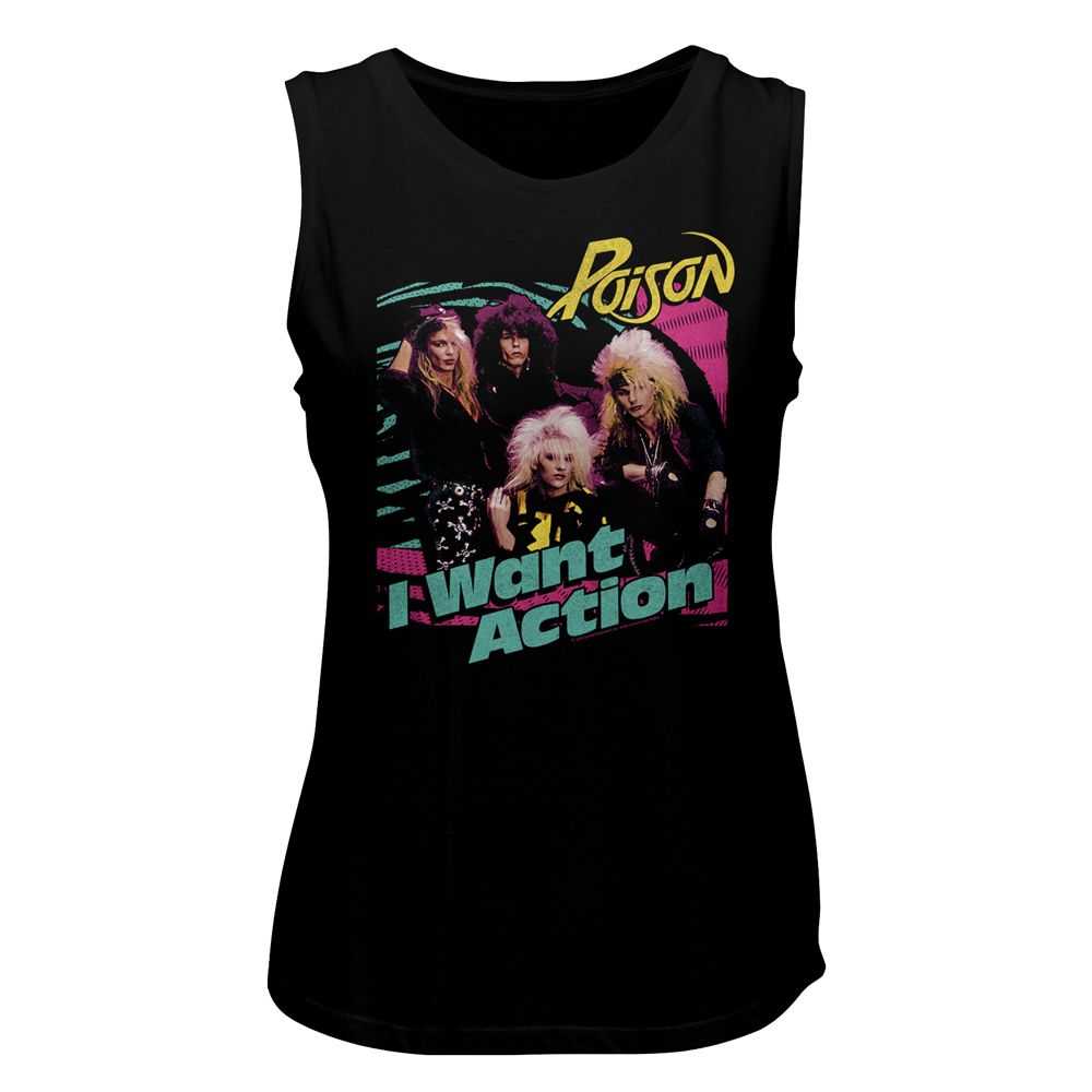 Poison - BRIGHT ACTION Adult Shirt