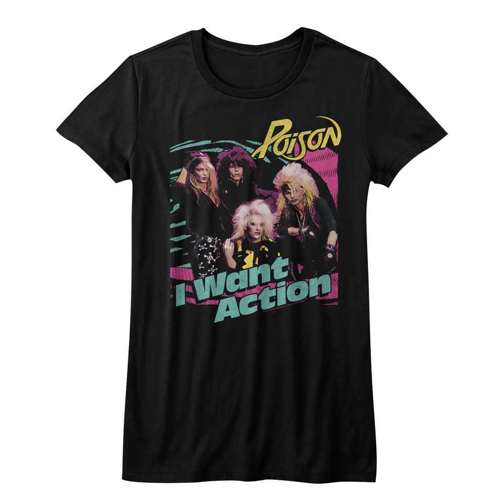 Poison - BRIGHT ACTION Adult Shirt