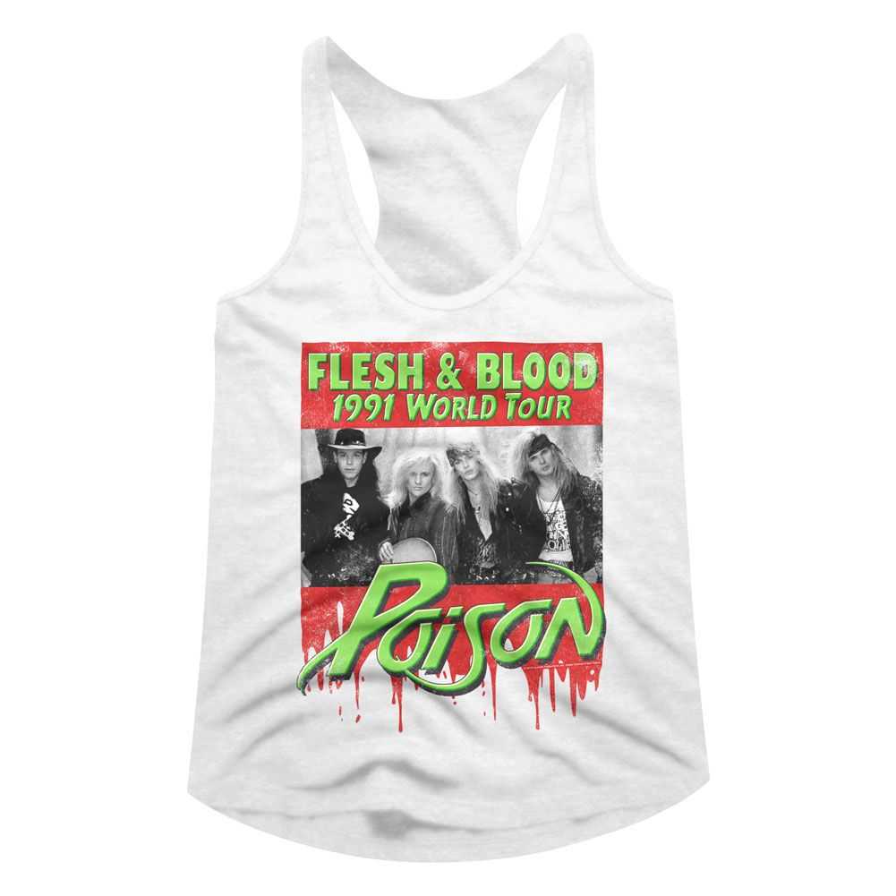 Poison - FLESH BLOOD Adult Shirt