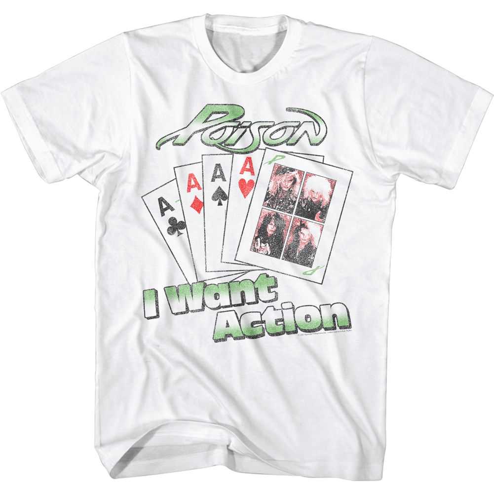 Poison - WANT ACTION CARD Adult Shirt
