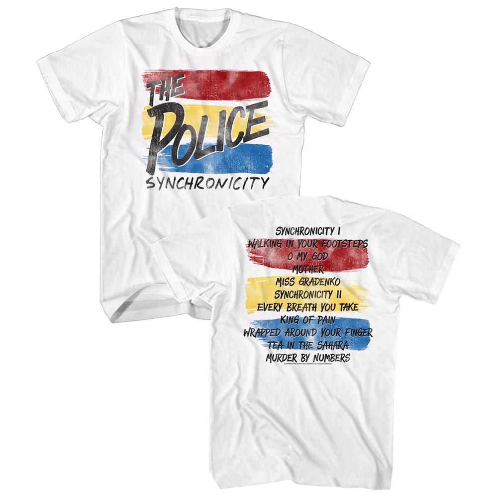The Police - SYNCHRONICITY Adult Shirt