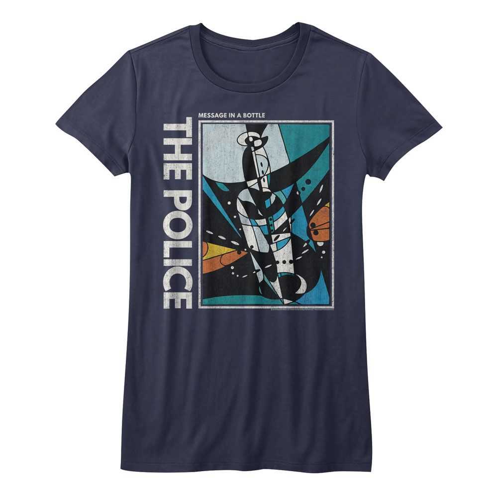The Police - MESSAGE IN A BOTTLE Adult Shirt