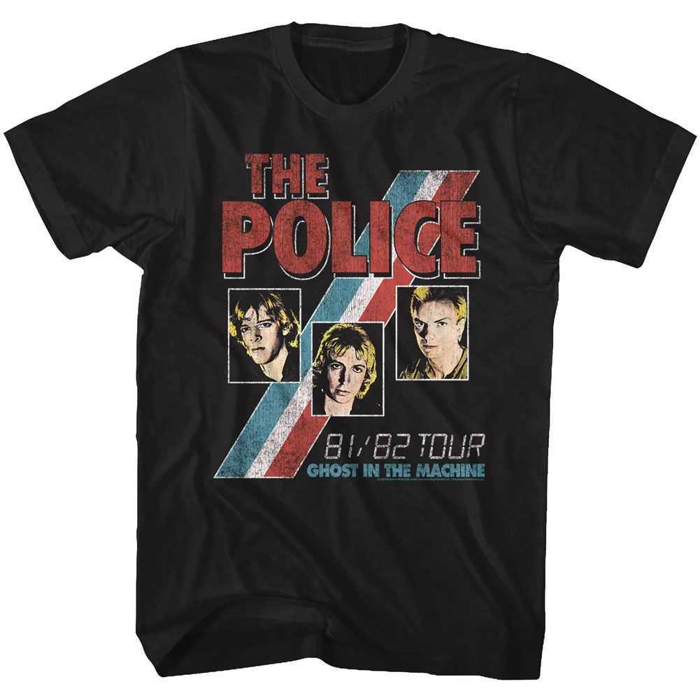 The Police - GHOST IN THE MACHINE Adult Shirt