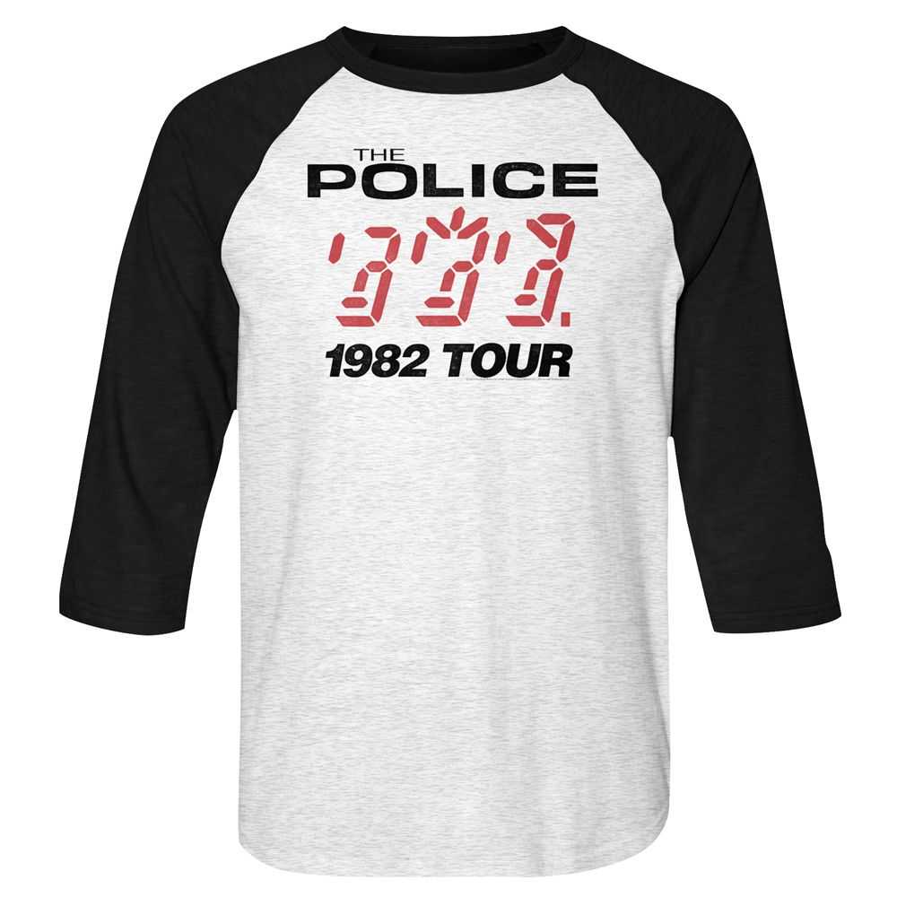 The Police - 1982 TOUR Adult Shirt
