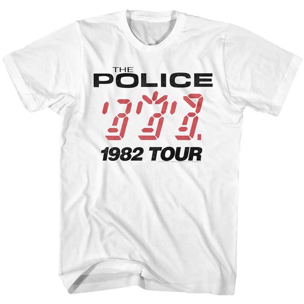 The Police - 1982 TOUR Adult Shirt