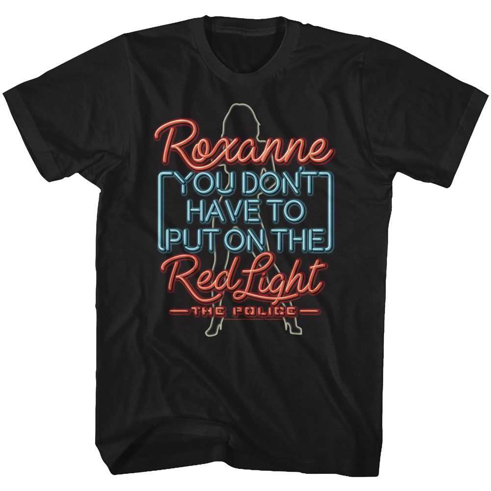 The Police - NEON ROXANNE Adult Shirt