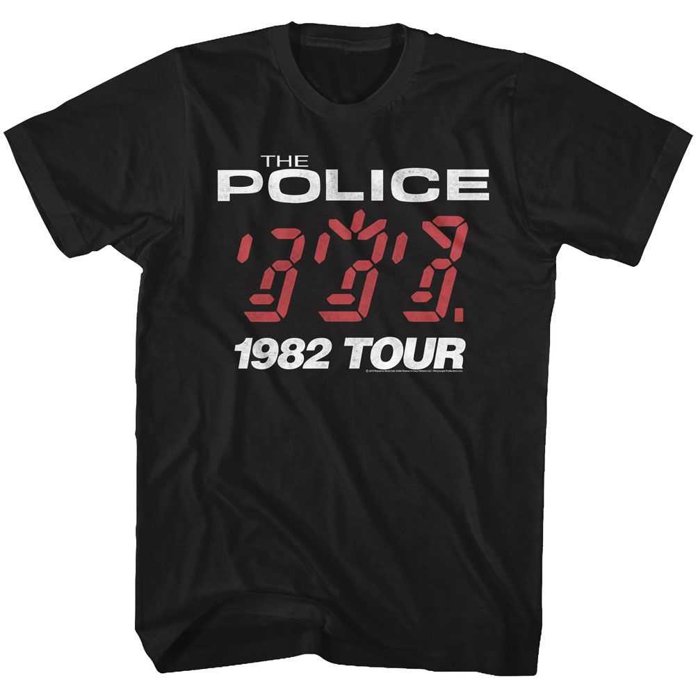The Police - 82 TOUR Adult Shirt