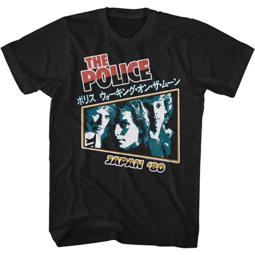 The Police - JAPAN 80 Adult Shirt
