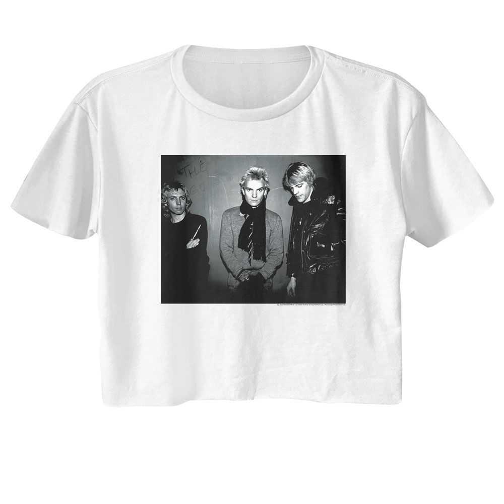The Police - THE POLICE BW AGAINST WALL Adult Shirt