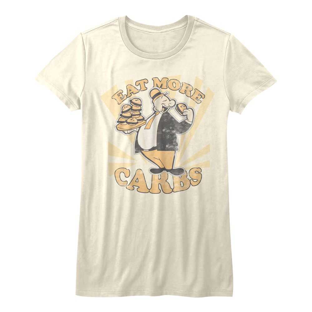 Popeye - EAT MORE CARBS Adult Shirt