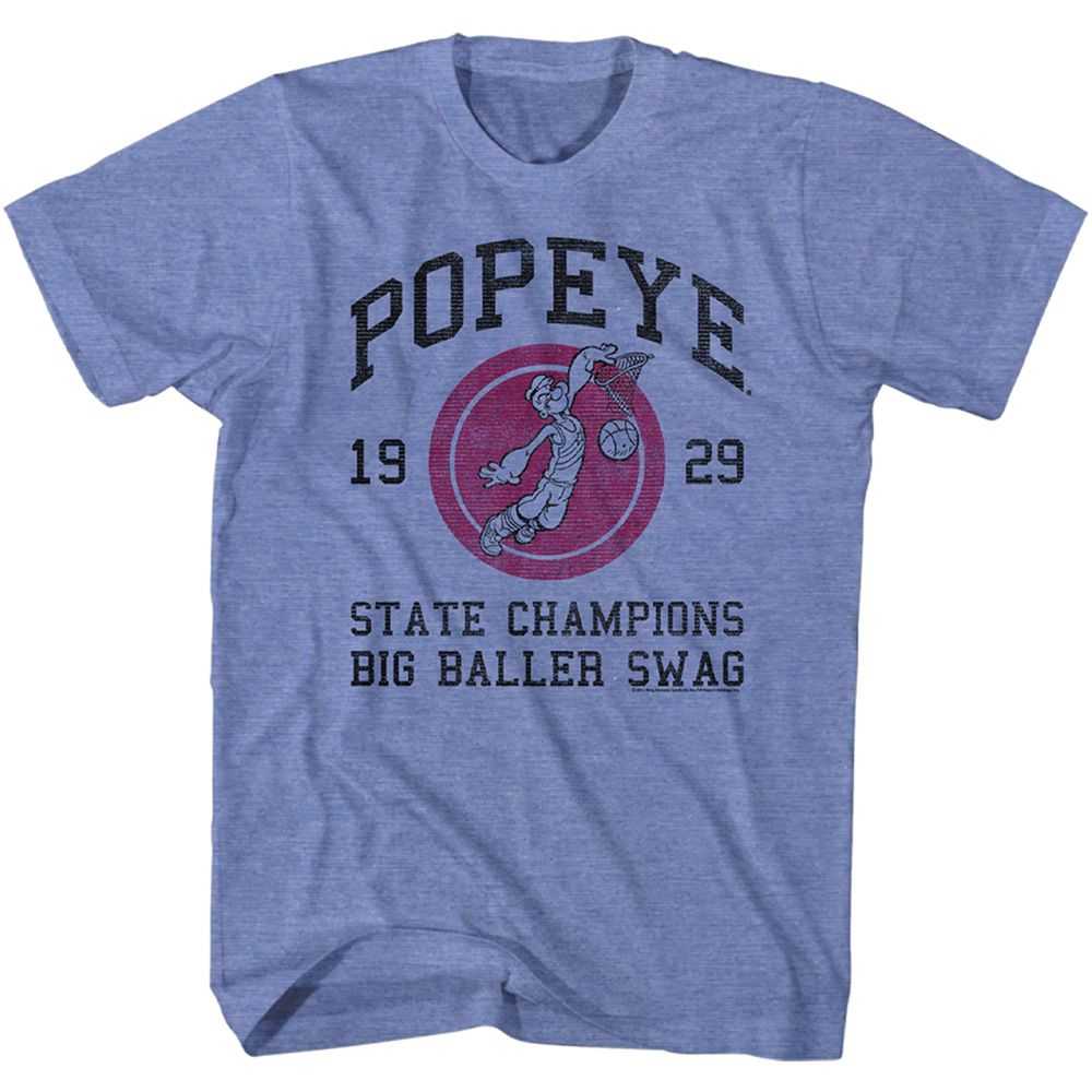 Popeye - BIG BALLER SWING Adult Shirt