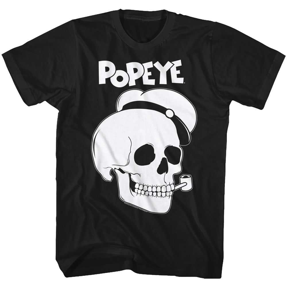 Popeye - POP SKULL Adult Shirt