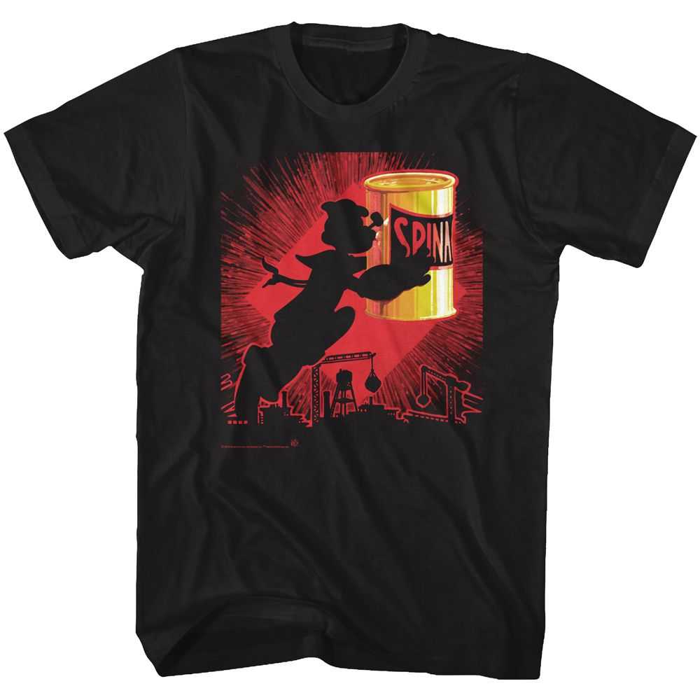 Popeye - SILHOUETTE Adult Shirt